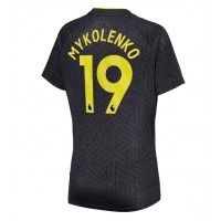 Camisa de Futebol Everton Vitaliy Mykolenko #19 Equipamento Secundário Mulheres 2024-25 Manga Curta